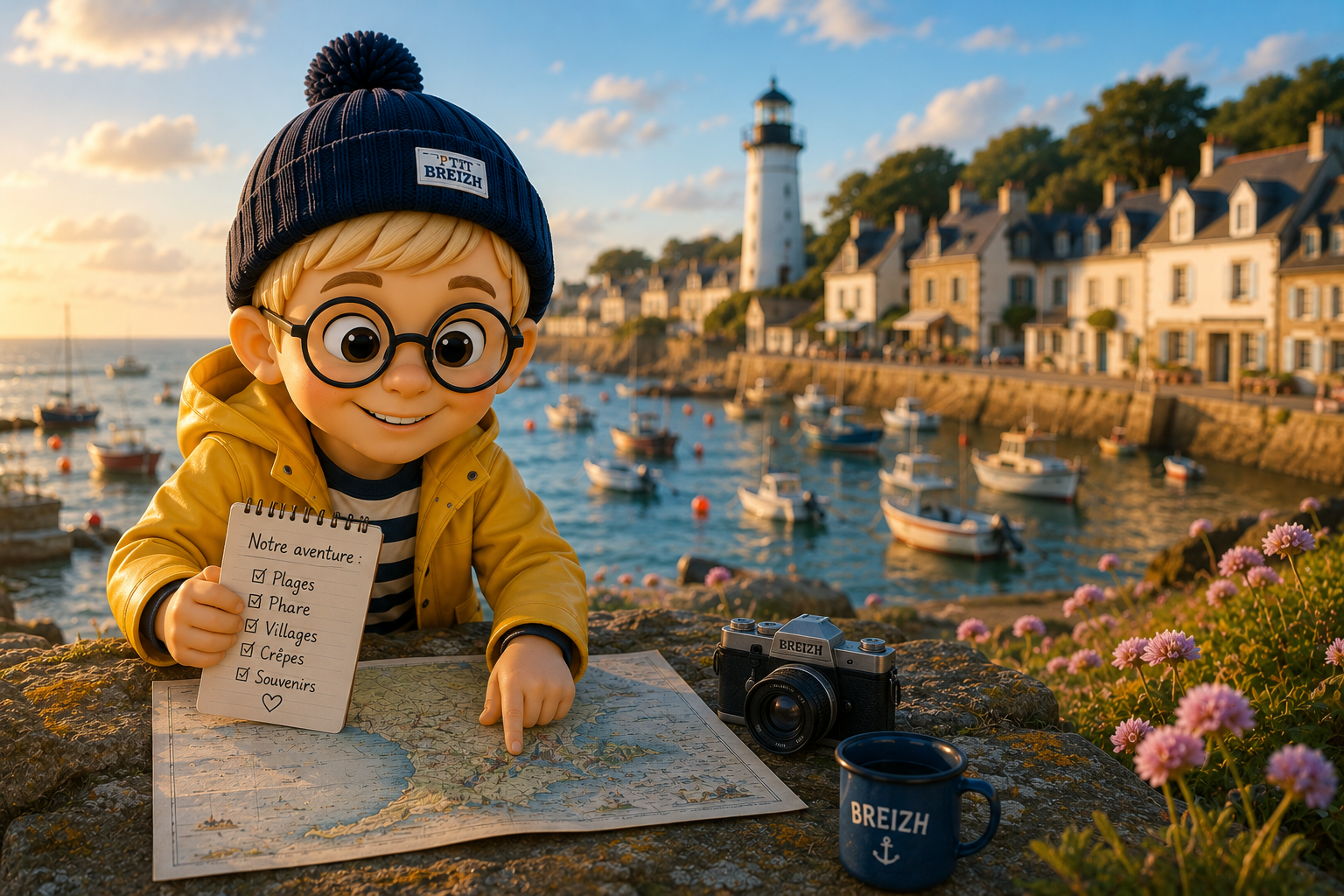 Le P'tit Breizh préparant son aventure